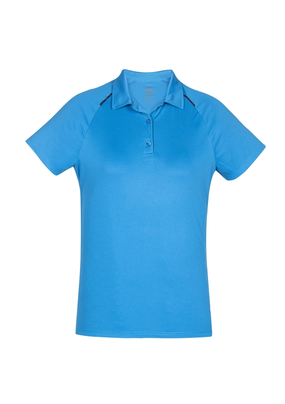 Academy BIZ COOL Polo Shirt - Women - Cyan/Navy