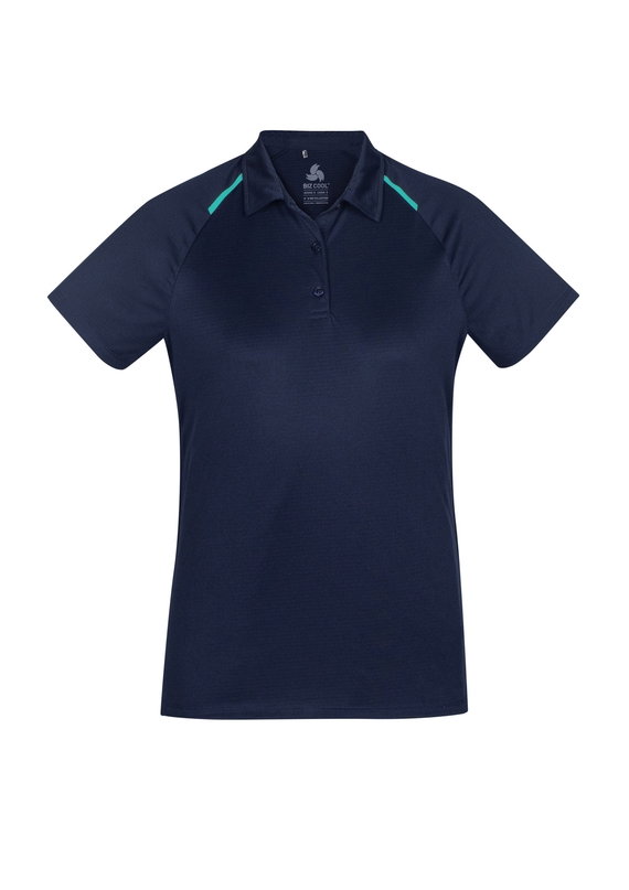 Academy BIZ COOL Polo Shirt - Women - Navy/Teal