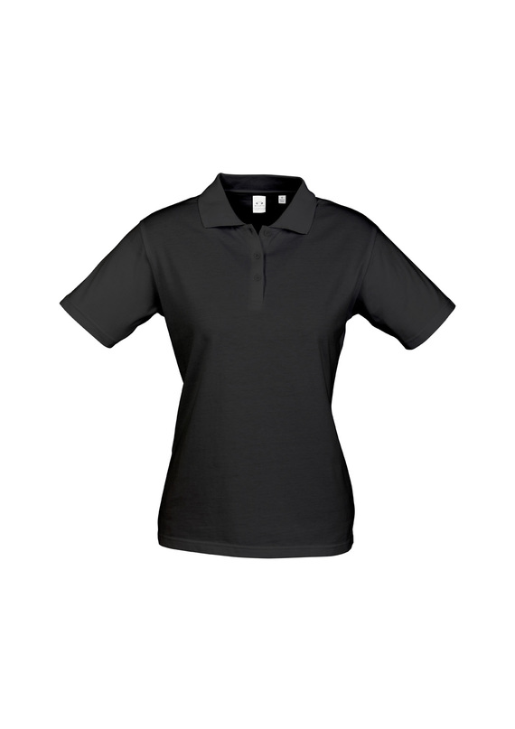 Ice 100% Cotton Polo Shirt - Women - Black