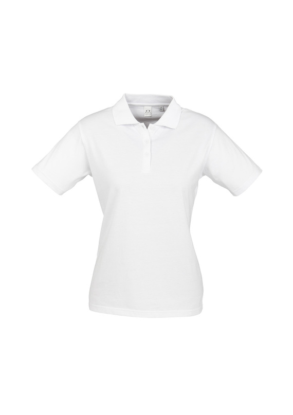 Ice 100% Cotton Polo Shirt - Women - White