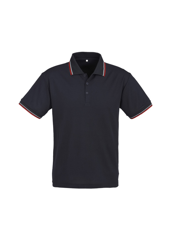 Cambridge Cotton-Backed BIZCOOL Polo Shirt - Men - Navy/Red/White