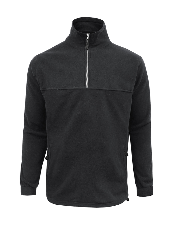 Heavyweight Fleece Pullover - Men - Black