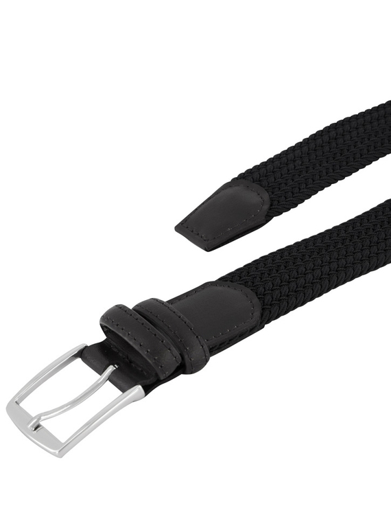 Casual Braided Belt - Unisex - Black/Black