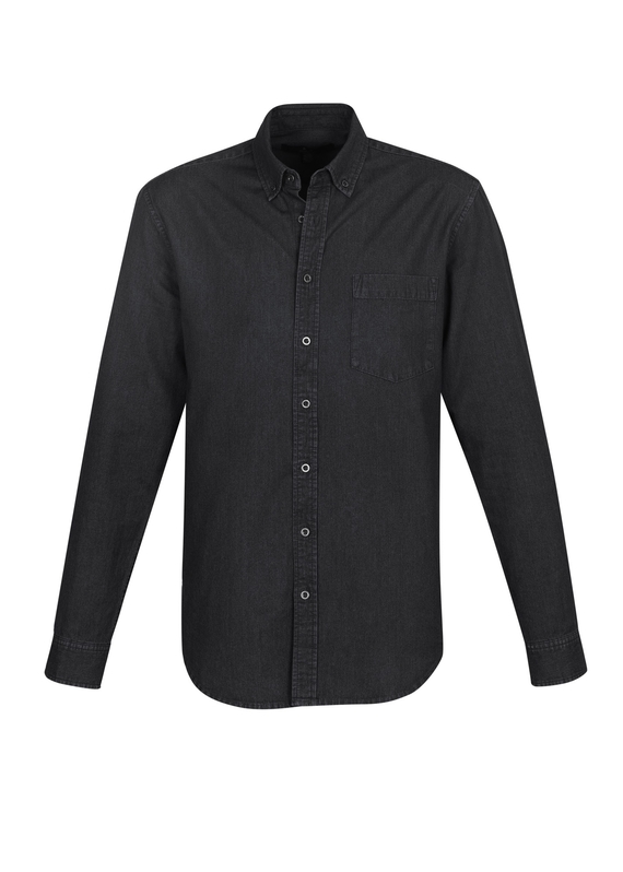 Indie Long Sleeve Shirt - Men - Black