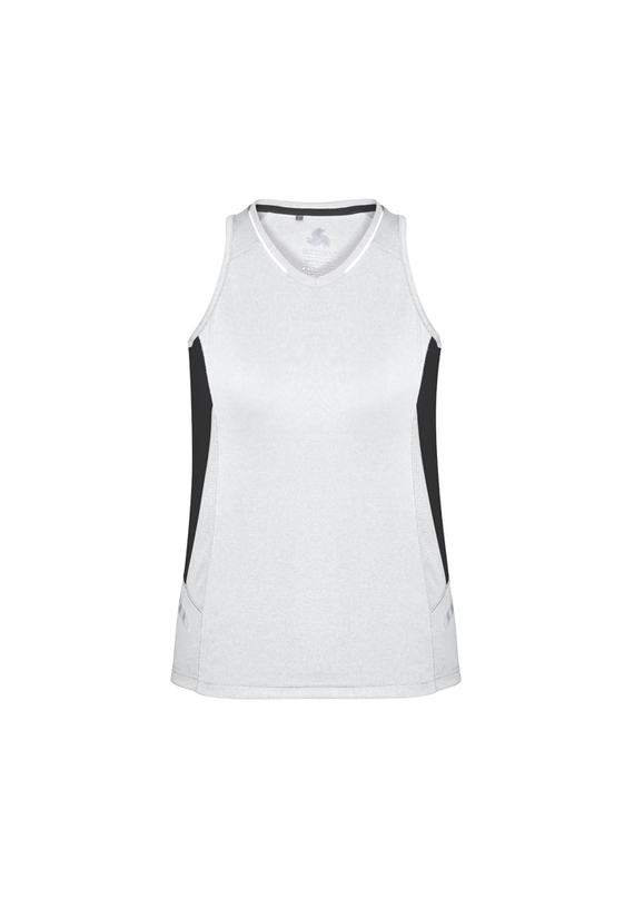 Renegade BIZCOOL Sports Singlet - Women - White/Black