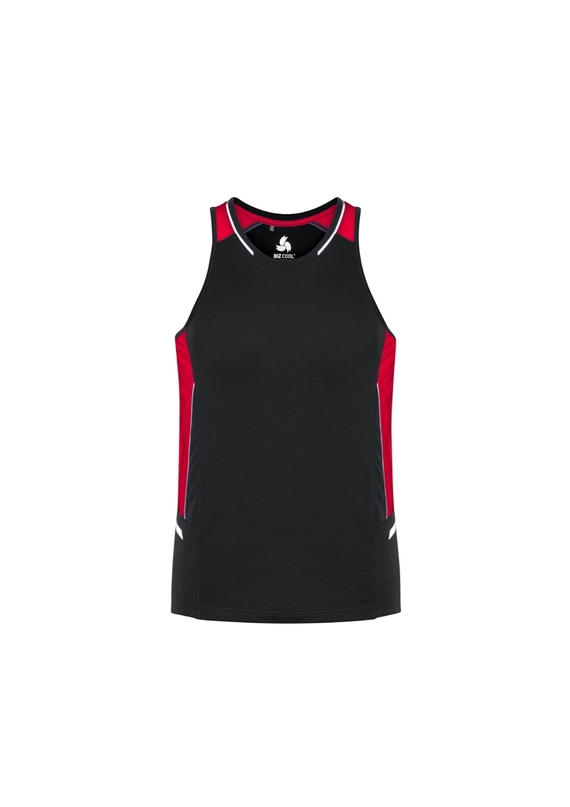 Renegade BIZCOOL Sports Singlet - Men - Black/Red