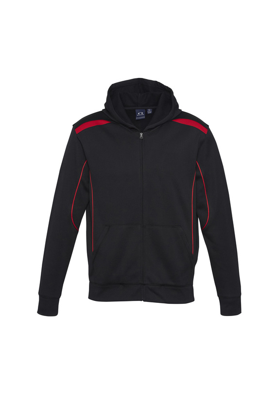 United Contrast Hoodie - Youth - Black/Red