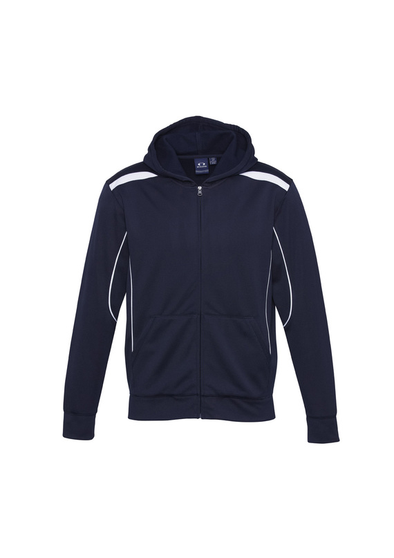 United Contrast Hoodie - Youth - Navy/White