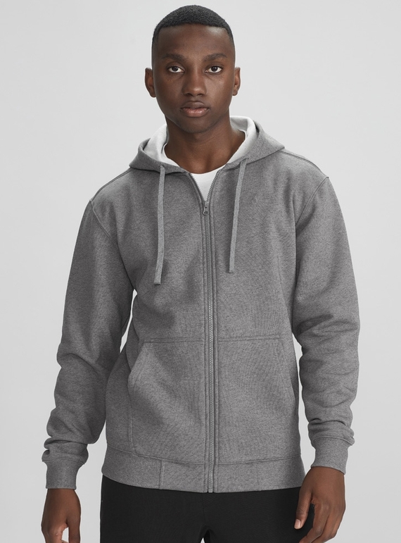 Crew Full Zip Hoodie Jacket Polyester/Cotton - Men