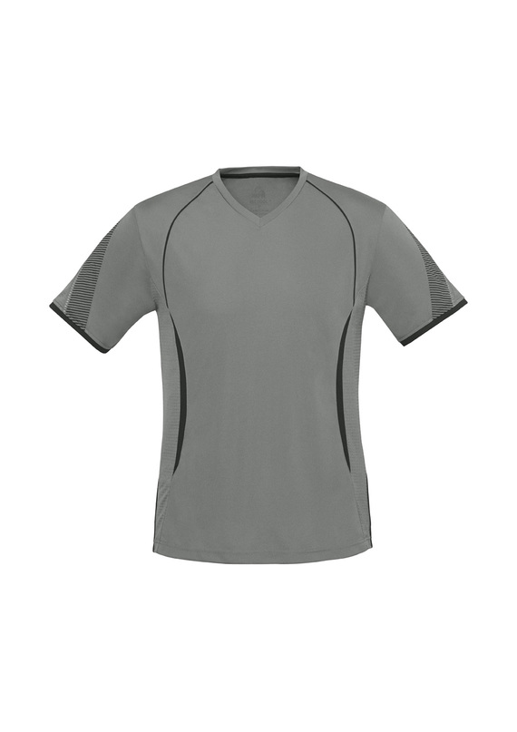 Razor BIZCOOL V-Neck Tee - Youth - Ash/Black