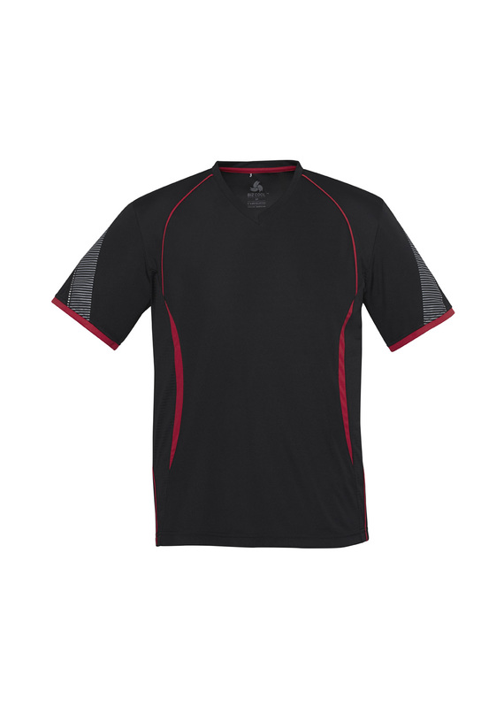 Razor BIZCOOL V-Neck Tee - Youth - Black/Red