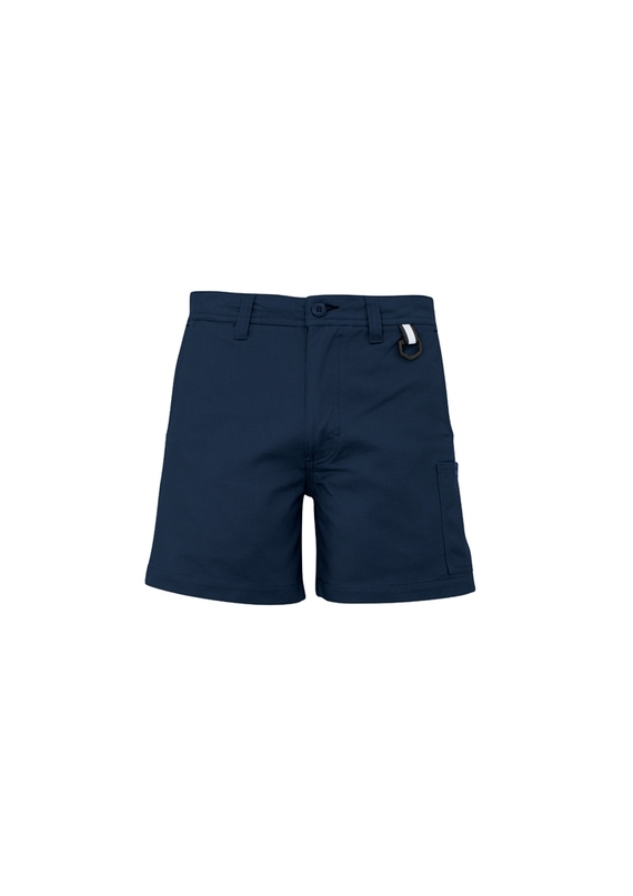 Rugged Cooling Short Length Work Shorts - Men - Navy