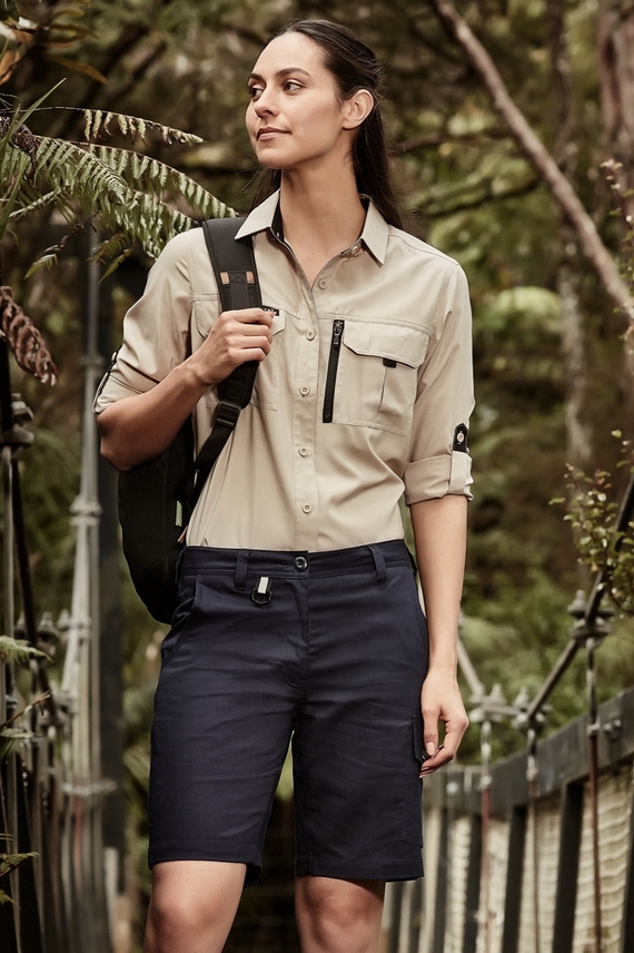 Rugged Cooling Vented Work Shorts - Women