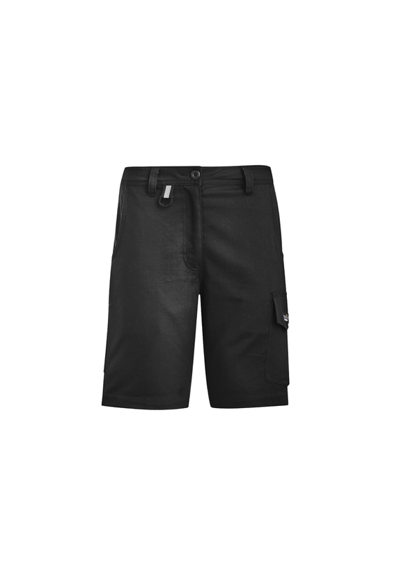 Rugged Cooling Vented Work Shorts - Women - Black