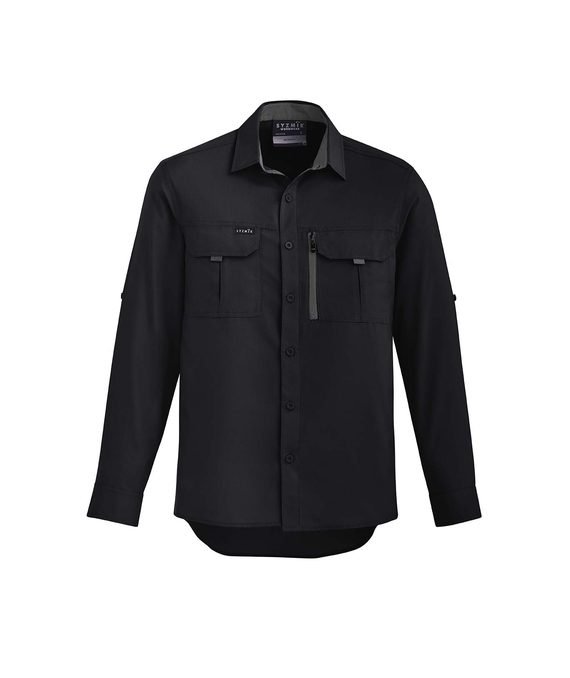 Outdoor Long Sleeve Shirt - Men - Black