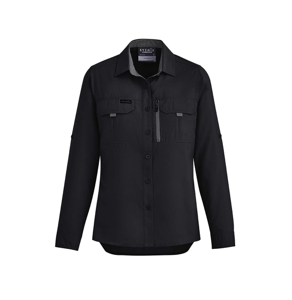 Outdoor Long Sleeve Shirt - Women - Black