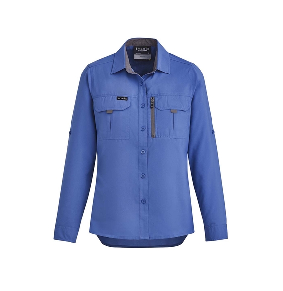 Outdoor Long Sleeve Shirt - Women - Blue