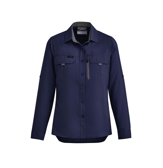 Outdoor Long Sleeve Shirt - Women - Navy